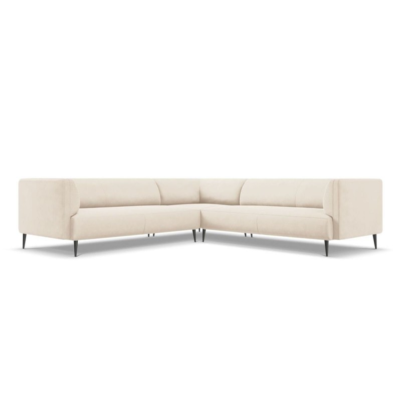 Canapé velours Selena Beige Clair 5 Places BOUTICA DESIGN MIC_COR_51_F1_SELENA1