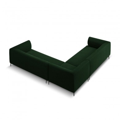 Canapé velours Selena Vert Bouteille 5 Places BOUTICA DESIGN MIC_COR_51_F1_SELENA2