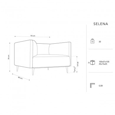 Fauteuil velours Selena Vert Bouteille BOUTICA DESIGN MIC_ARM_51_F1_SELENA2