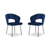 Chaise (lot x2) velours Tom Bleu Roi BOUTICA DESIGN MIC_CHSET2_2_F1_TOM7