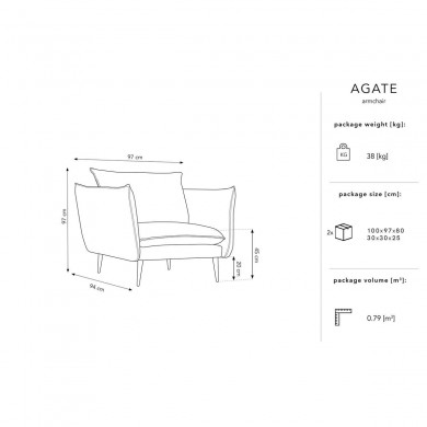 Fauteuil velours Agate Vert Bouteille Pieds Métal Doré BOUTICA DESIGN MIC_ARM_2_F1_AGATE5