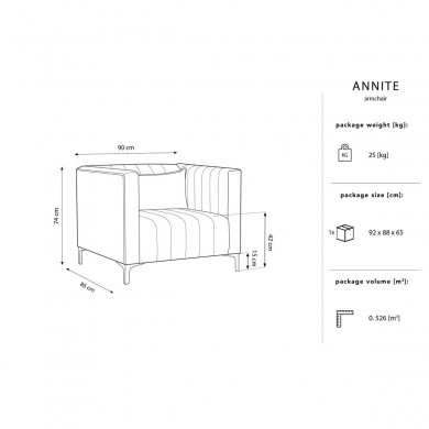 Fauteuil velours Annite Rouge Foncé Pieds Métal Doré BOUTICA DESIGN MIC_ARM_B1_2_ANNITE3