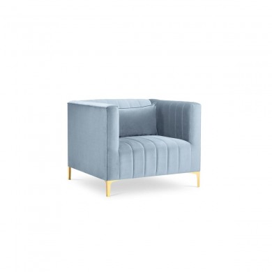 Fauteuil velours Annite Bleu Clair Pieds Métal Doré BOUTICA DESIGN MIC_ARM_B1_2_ANNITE5