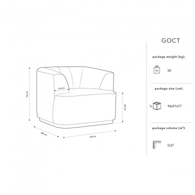 Fauteuil velours Goct Gris BOUTICA DESIGN MIC_ARM_44_F1_GOCT6