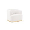 Fauteuil bouclette Goct Blanc BOUTICA DESIGN MIC_ARM_101_F1_GOCT1