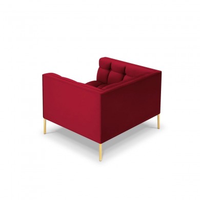 Fauteuil velours Karoo Rouge BOUTICA DESIGN MIC_ARM_51_F1_KAROO2