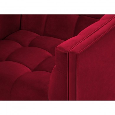 Fauteuil velours Karoo Rouge BOUTICA DESIGN MIC_ARM_51_F1_KAROO2