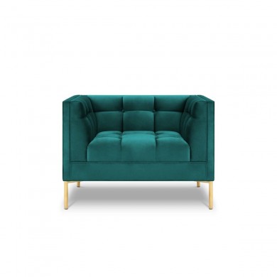 Fauteuil velours Karoo Turquoise BOUTICA DESIGN MIC_ARM_51_F1_KAROO5