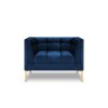 Fauteuil velours Karoo Bleu Roi Pieds Métal Doré BOUTICA DESIGN MIC_ARM_51_F1_KAROO7