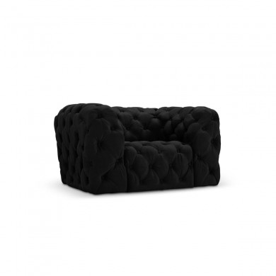 Fauteuil velours Iggy Noir BOUTICA DESIGN MIC_ARM_51_F1_IGGY6