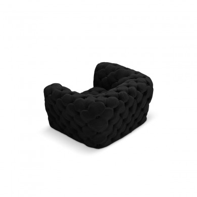 Fauteuil velours Iggy Noir BOUTICA DESIGN MIC_ARM_51_F1_IGGY6