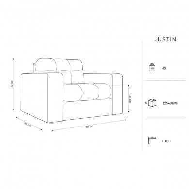 Fauteuil Justin Bleu Foncé BOUTICA DESIGN MIC_ARM_99_F1_JUSTIN2