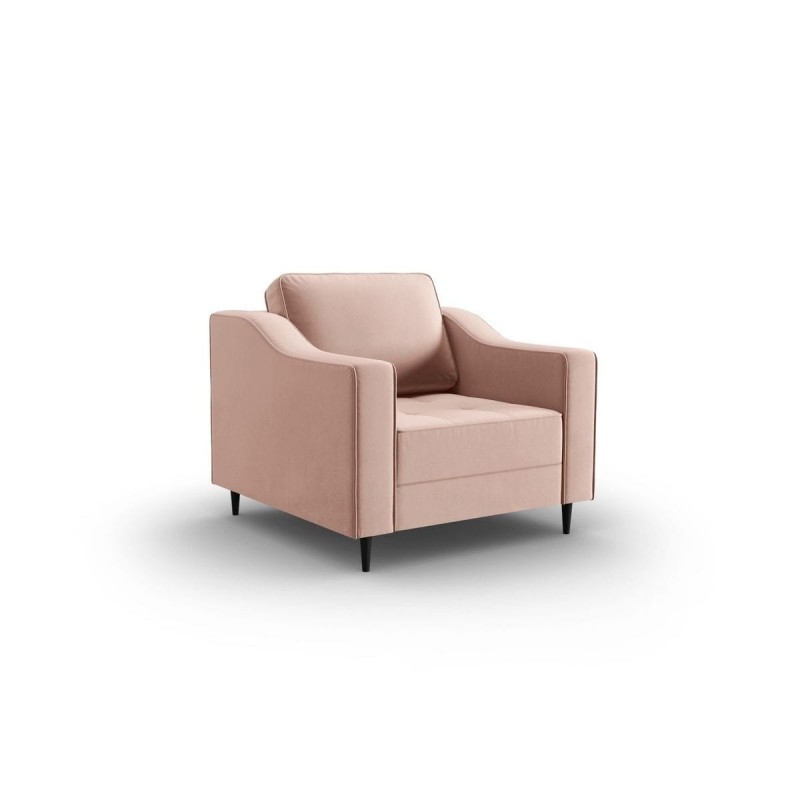 Fauteuil velours Lisa Beige BOUTICA DESIGN MIC_ARM_121_F1_LISA2