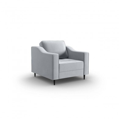 Fauteuil velours Lisa Bleu Clair BOUTICA DESIGN MIC_ARM_121_F1_LISA3