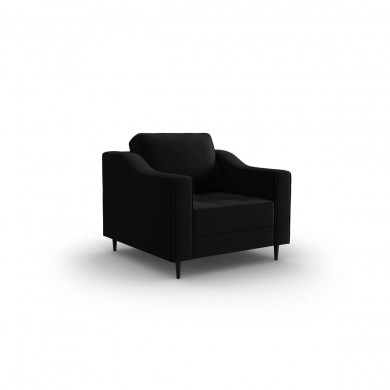 Fauteuil velours Lisa Noir BOUTICA DESIGN MIC_ARM_121_F1_LISA6