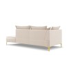 Canapé Méridienne droite Marram Beige Clair Pieds Métal Doré BOUTICA DESIGN MIC_CHR_70_B1_MARRAM2