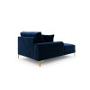 Canapé Méridienne gauche velours Larnite Bleu Roi Pieds Métal Doré BOUTICA DESIGN MIC_CHL_51_B1_LARNITE8