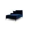 Canapé Méridienne gauche velours Larnite Bleu Roi Pieds Métal Chromé Noir BOUTICA DESIGN MIC_CHL_51_B2_LARNITE8