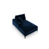 Canapé Méridienne gauche velours Larnite Bleu Roi Pieds Métal Chromé Noir BOUTICA DESIGN MIC_CHL_51_B2_LARNITE8