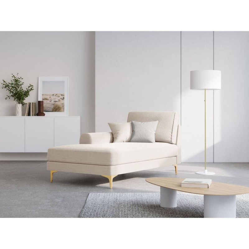 Canapé Méridienne gauche Larnite Beige Clair BOUTICA DESIGN MIC_CHL_52_B1_LARNITE1