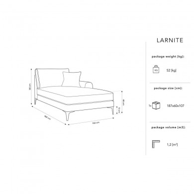 Canapé Méridienne droite velours Larnite Vert Bouteille Pieds Métal Doré BOUTICA DESIGN MIC_CHR_51_B1_LARNITE5