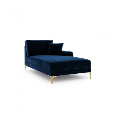 Canapé Méridienne droite velours Larnite Bleu Roi Pieds Métal Doré BOUTICA DESIGN MIC_CHR_51_B1_LARNITE8