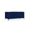 Canapé velours Annite Bleu Roi Pieds Métal Chromé Noir 2 Places BOUTICA DESIGN MIC_2S_B2_2_ANNITE6