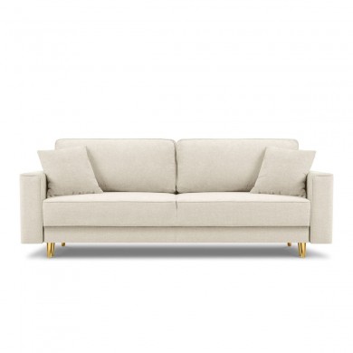 Canapé convertible avec coffre Dunas Beige Pieds Métal Doré BOUTICA DESIGN MIC_3SF_86_A1_DUNAS1