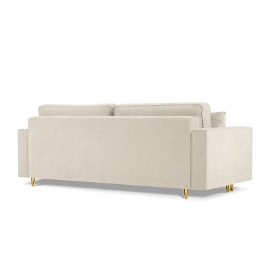 Canapé convertible avec coffre Dunas Beige Pieds Métal Doré BOUTICA DESIGN MIC_3SF_86_A1_DUNAS1