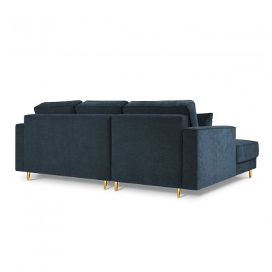 Canapé d'angle gauche convertible avec coffre Dunas Bleu Foncé Pieds Métal Doré BOUTICA DESIGN MIC_LCF_86_A1_DUNAS6