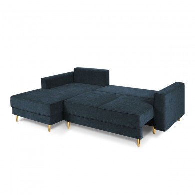 Canapé d'angle gauche convertible avec coffre Dunas Bleu Foncé Pieds Métal Doré BOUTICA DESIGN MIC_LCF_86_A1_DUNAS6