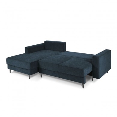 Canapé d'angle gauche convertible avec coffre Dunas Bleu Foncé Pieds Métal Chromé Noir BOUTICA DESIGN MIC_LCF_86_A3_DUNAS6