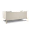 Canapé Karoo Beige Clair Pieds Métal Doré 2 Places BOUTICA DESIGN MIC_2S_78_F1_KAROO1