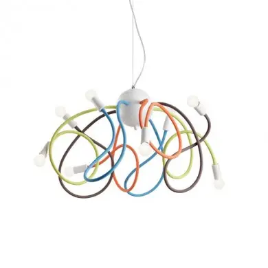 Suspension MULTIFLEX Couleur 8x40W IDEAL LUX 141909