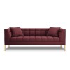 Canapé Karoo Rouge Foncé 3 Places BOUTICA DESIGN MIC_3S_78_F1_KAROO6