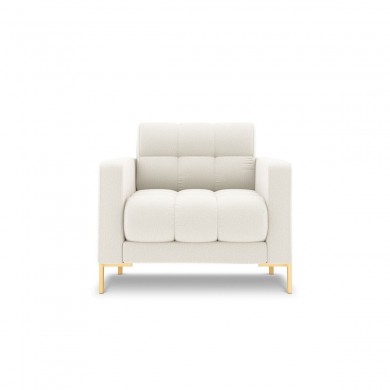 Fauteuil Mamaia Beige Clair Pieds Métal Doré BOUTICA DESIGN MIC_ARM_78_E1_MAMAIA1