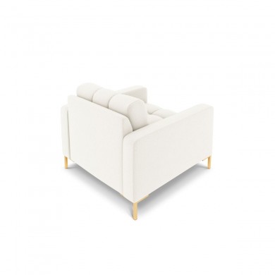 Fauteuil Mamaia Beige Clair Pieds Métal Doré BOUTICA DESIGN MIC_ARM_78_E1_MAMAIA1