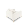 Fauteuil Mamaia Beige Clair Pieds Métal Doré BOUTICA DESIGN MIC_ARM_78_E1_MAMAIA1