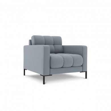 Fauteuil Mamaia Bleu Clair Pieds Métal Noir BOUTICA DESIGN MIC_ARM_78_F1_MAMAIA5