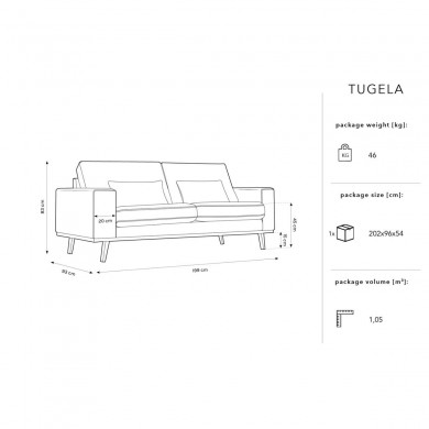 Canapé velours Tugela Vert Bouteille 2 Places BOUTICA DESIGN MIC_2S_44_F1_TUGELA3