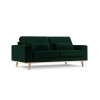 Canapé velours Tugela Vert Bouteille 2 Places BOUTICA DESIGN MIC_2S_44_F1_TUGELA3