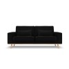 Canapé velours Tugela Noir 2 Places BOUTICA DESIGN MIC_2S_44_F1_TUGELA9