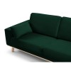 Canapé velours Tugela Vert Bouteille 3 Places BOUTICA DESIGN MIC_3S_44_F1_TUGELA3