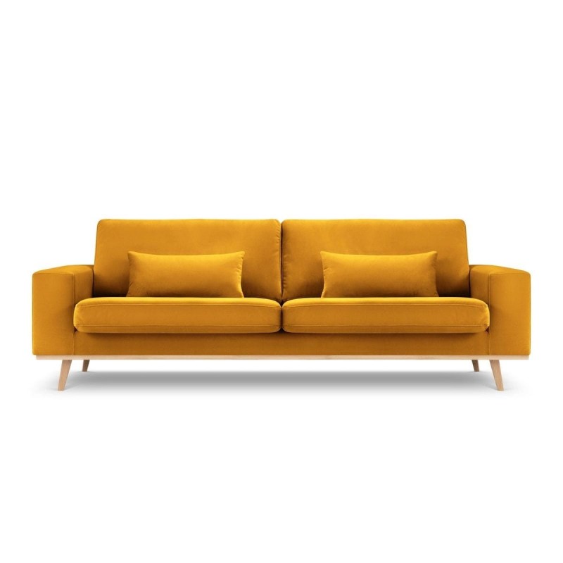 Canapé velours Tugela Jaune 3 Places BOUTICA DESIGN MIC_3S_44_F1_TUGELA5