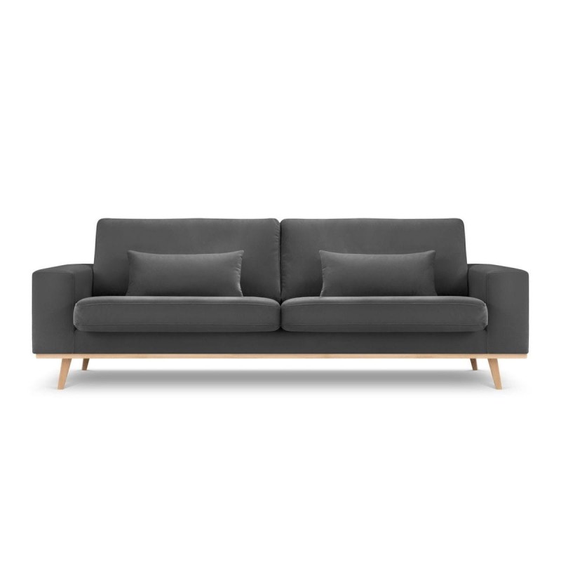 Canapé velours Tugela Gris Foncé 3 Places BOUTICA DESIGN MIC_3S_44_F1_TUGELA8