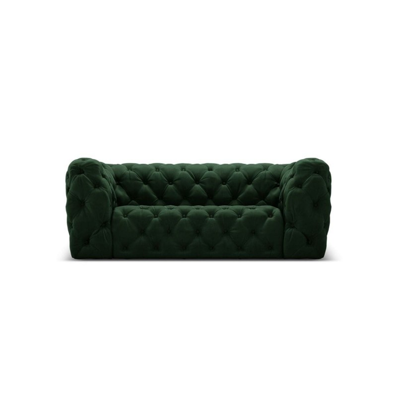 Canapé velours Iggy Vert Bouteille 2 Places BOUTICA DESIGN MIC_2S_51_F1_IGGY2