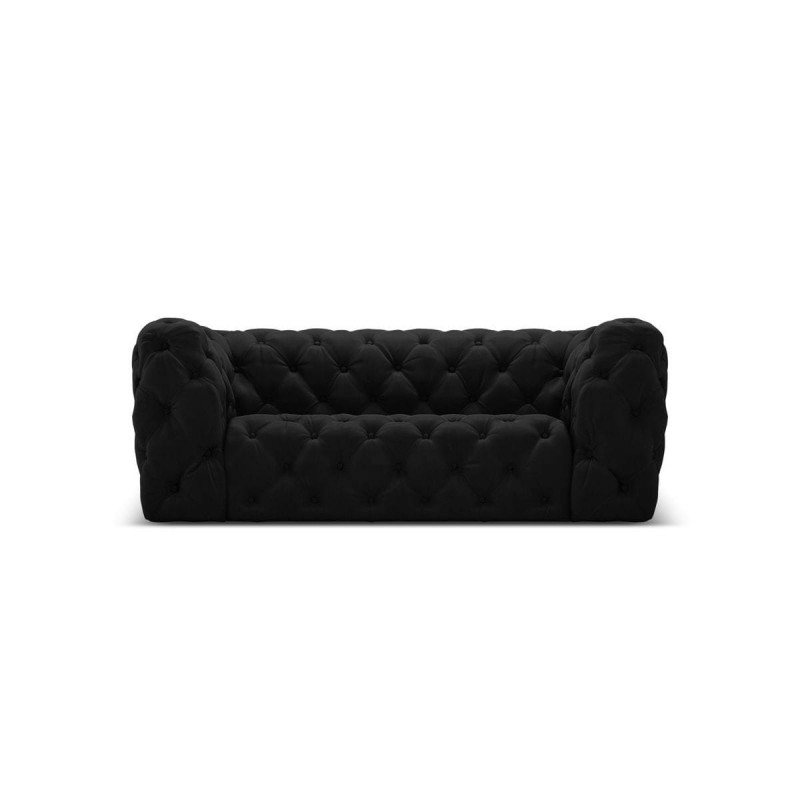 Canapé velours Iggy Noir 2 Places BOUTICA DESIGN MIC_2S_51_F1_IGGY6