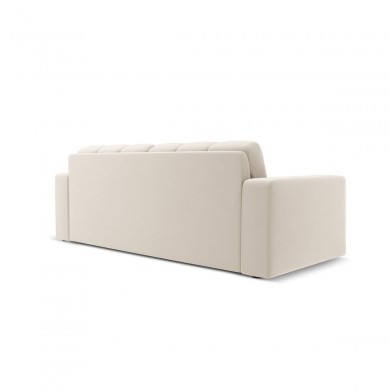 Canapé velours Justin Beige Clair 2 Places BOUTICA DESIGN MIC_2S_51_F1_JUSTIN1