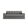 Canapé velours Justin Gris Clair 2 Places BOUTICA DESIGN MIC_2S_51_F1_JUSTIN4