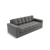 Canapé velours Justin Gris Clair 2 Places BOUTICA DESIGN MIC_2S_51_F1_JUSTIN4